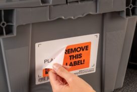 Original Kennedy Placard Label Holder with HOLD & RELEASE technology