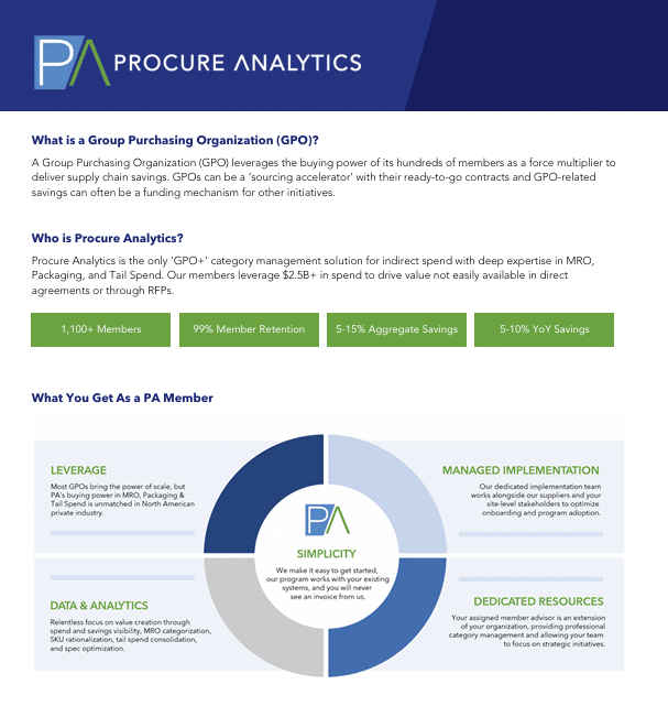 Procure Analytics PDF overview